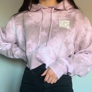 Lavender Cropped Hoodie